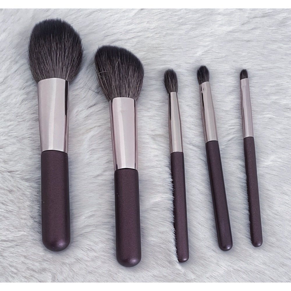 Travel Makeup Brushes Set w/Pouch